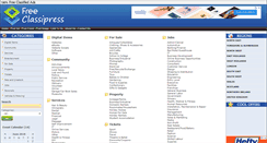 Desktop Screenshot of freeclassipress.com