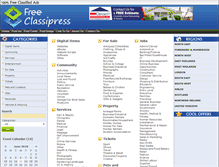 Tablet Screenshot of freeclassipress.com